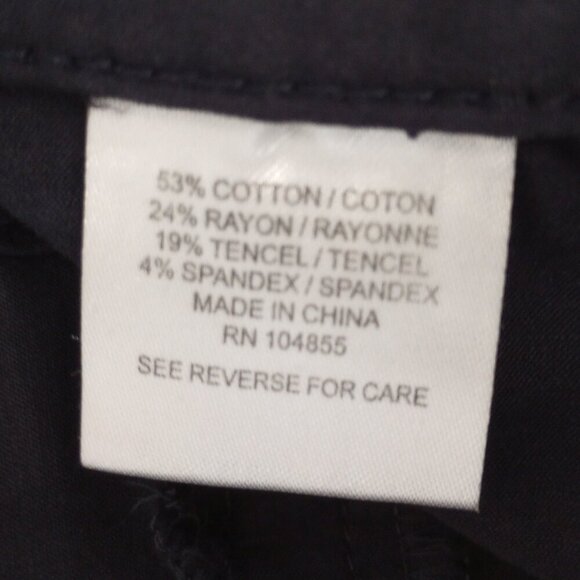 Lila Ryan for Stitch Fix Navy The Jase Straight Pedal Pusher Capri Pants NWOT - Picture 7 of 8